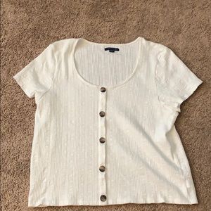 Cream Henley Top